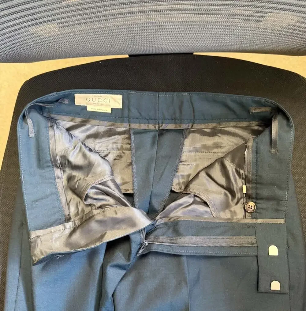 Gucci Uniform Dress Pants Rare Dark Green 2